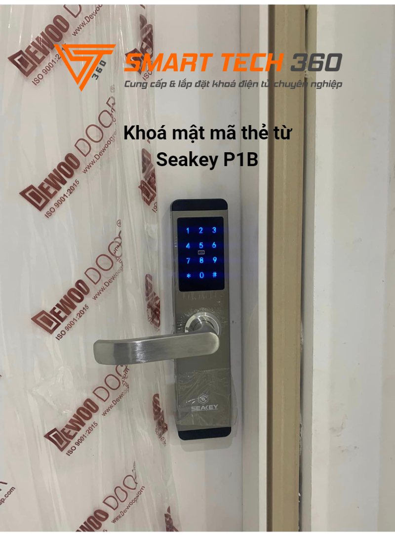 Khoá mật mã thẻ từ Seakey P1B